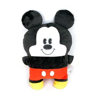 ディズニー(Disney)のディズニー ミッキーマウス 抱き枕　ふらぴろ　クッション　インテリア リラックス　レッド(自動車用チャイルドシートクッション)