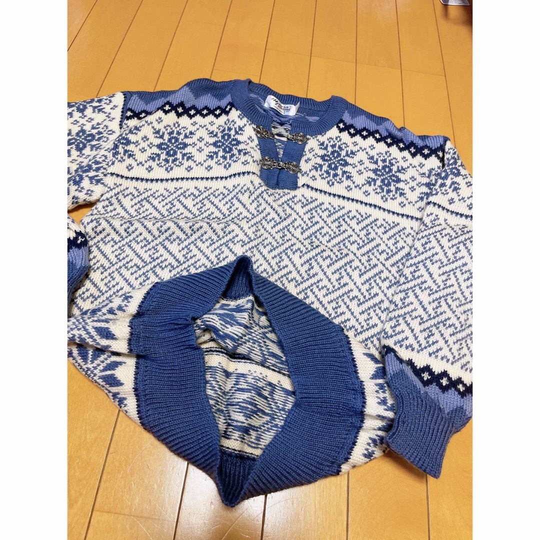 美品♡メリノウール100%♡あったか♡かわいいセーター キッズ/ベビー/マタニティのキッズ服女の子用(90cm~)(ニット)の商品写真