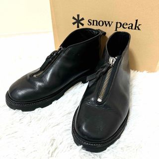 Snow Peak - Snow Peak スノーピーク　キャンピング アルプス ジップ レザー ブーツ