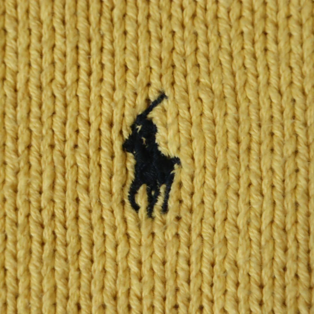 POLO RALPH LAUREN(ポロラルフローレン)の【レトロ古着◎希少】90s ナイガイ社製 ポロバイラルフローレン 綿ニット LL メンズのトップス(ニット/セーター)の商品写真