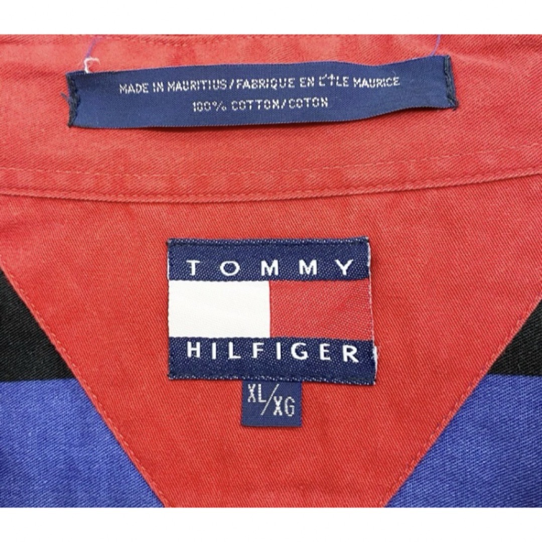 TOMMY HILFIGER(トミーヒルフィガー)のTOMMY HILFIGER ボタンダウンシャツ 長袖 メンズ XL  メンズのトップス(シャツ)の商品写真