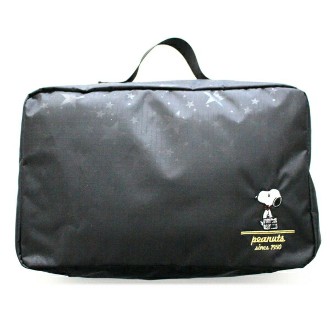 SNOOPY(スヌーピー)のスヌーピー オーガナイザー（M） スターブラック トラベルバッグ 旅行 SNOOPY レディースのバッグ(ショルダーバッグ)の商品写真