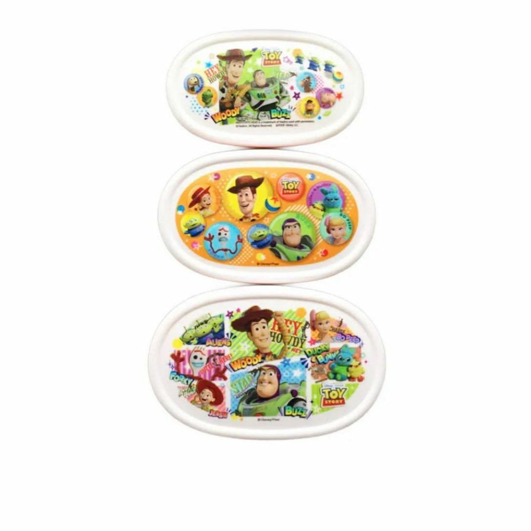 Disney(ディズニー)のディズニー トイストーリー 抗菌シール容器 弁当箱 入れ子式 3個セット インテリア/住まい/日用品のキッチン/食器(弁当用品)の商品写真
