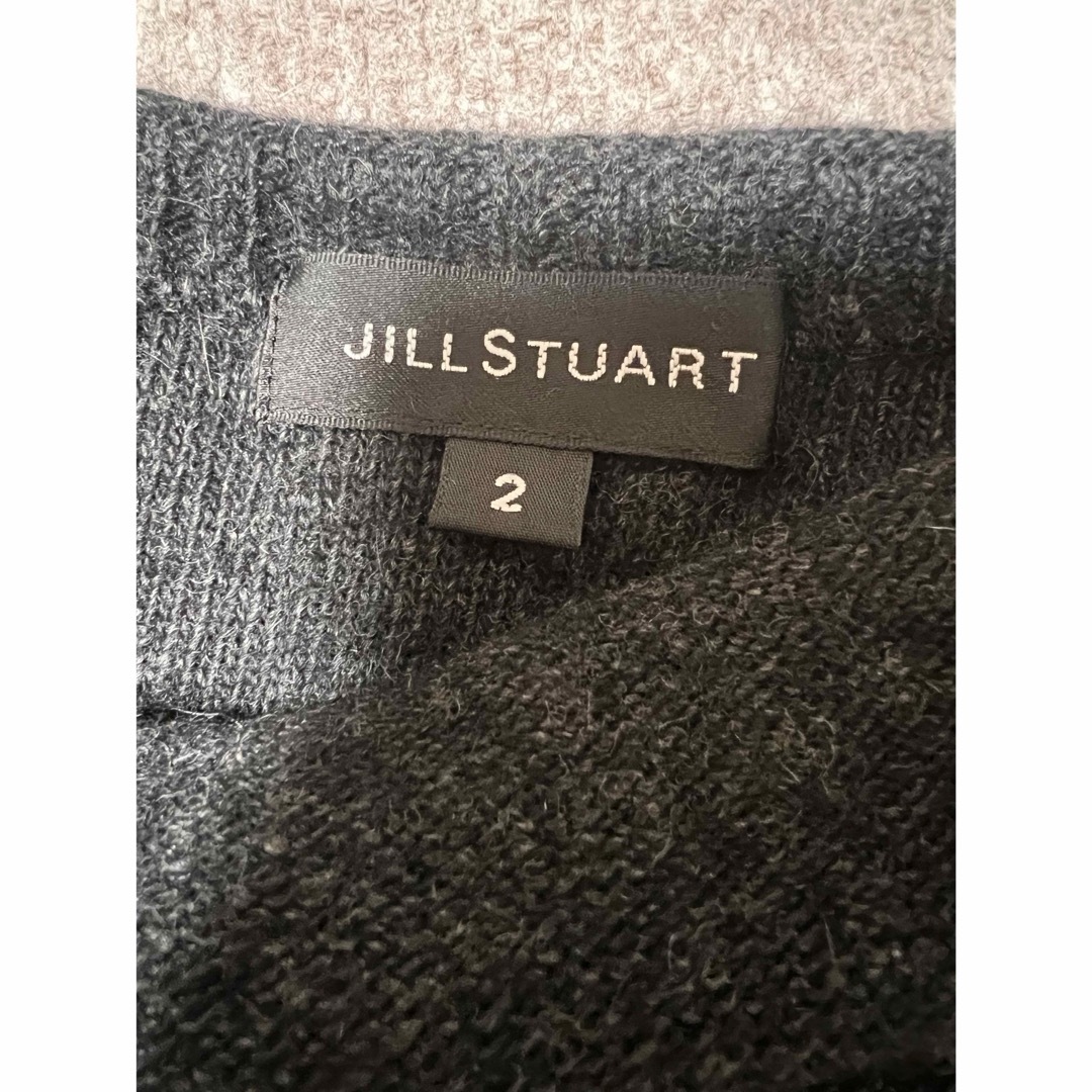 JILLSTUART(ジルスチュアート)のジルスチュアート　ニット　セーター　アンゴラ　羊毛　ボーダー　ボートネック レディースのトップス(ニット/セーター)の商品写真