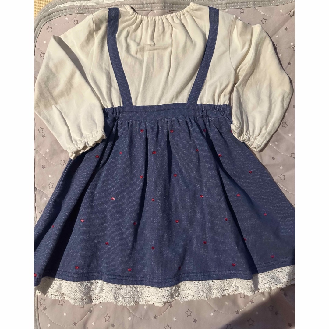 coeur a coeur(クーラクール)のクーラクール　coeur a coeur ワンピース　キムラタン　100cm キッズ/ベビー/マタニティのキッズ服女の子用(90cm~)(ワンピース)の商品写真