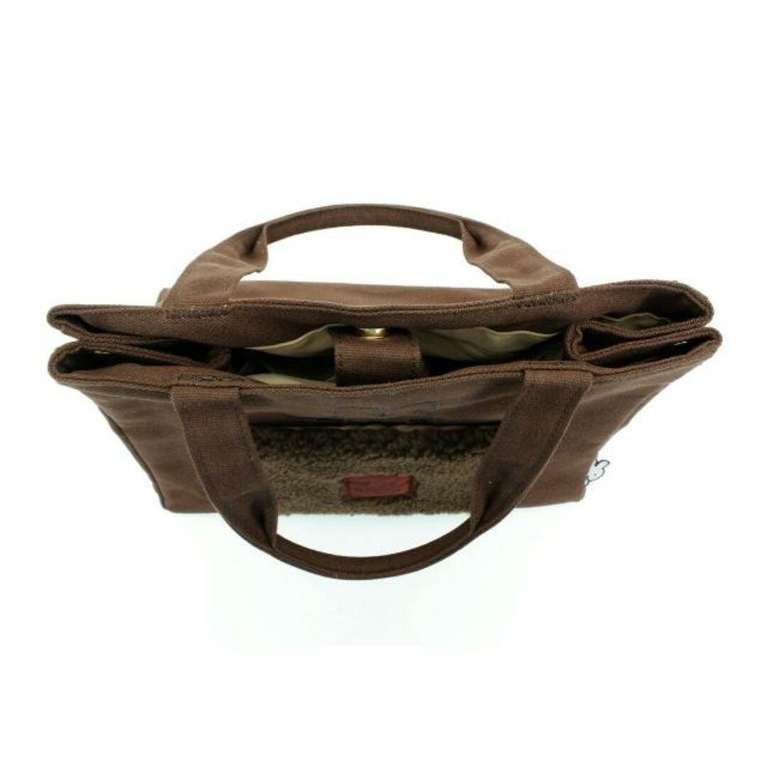 miffy(ミッフィー)のミッフィー ボアミニトートバッグ ブラウン 約4L 手提げ レディースのバッグ(トートバッグ)の商品写真