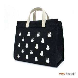 ミッフィー(miffy)のミッフィー miffy モノグラム 2WAYトートバッグ（M) フェイスブラック(ショルダーバッグ)