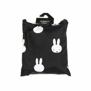 ミッフィー(miffy)のミッフィー miffy 保温保冷エコバッグ　メニ―フェイスブラック バッグ ブラック Mサイズ(エコバッグ)