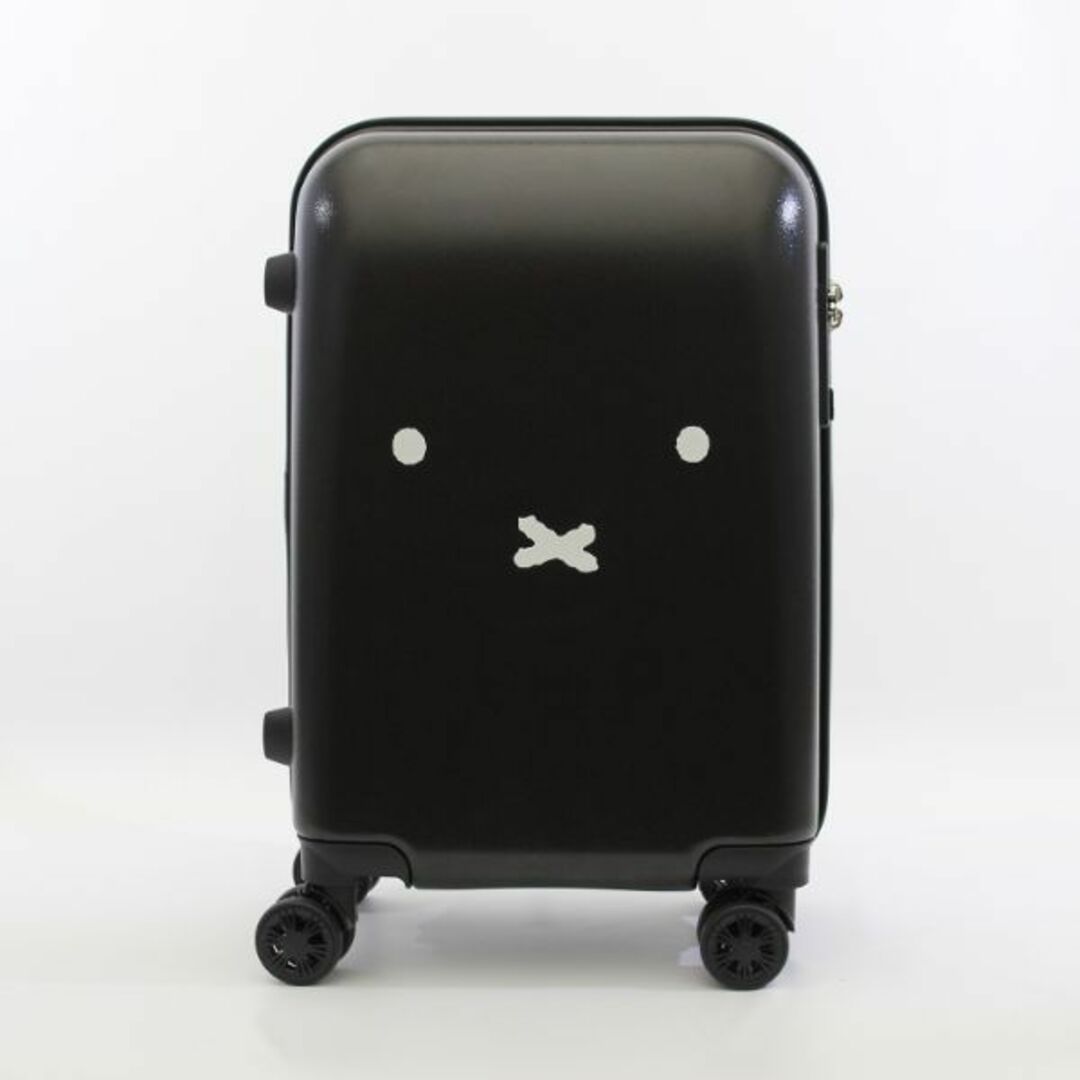 ミッフィー miffy スーツケース フェイス BK キャリーケース  ブラック グッズ レディースのバッグ(スーツケース/キャリーバッグ)の商品写真