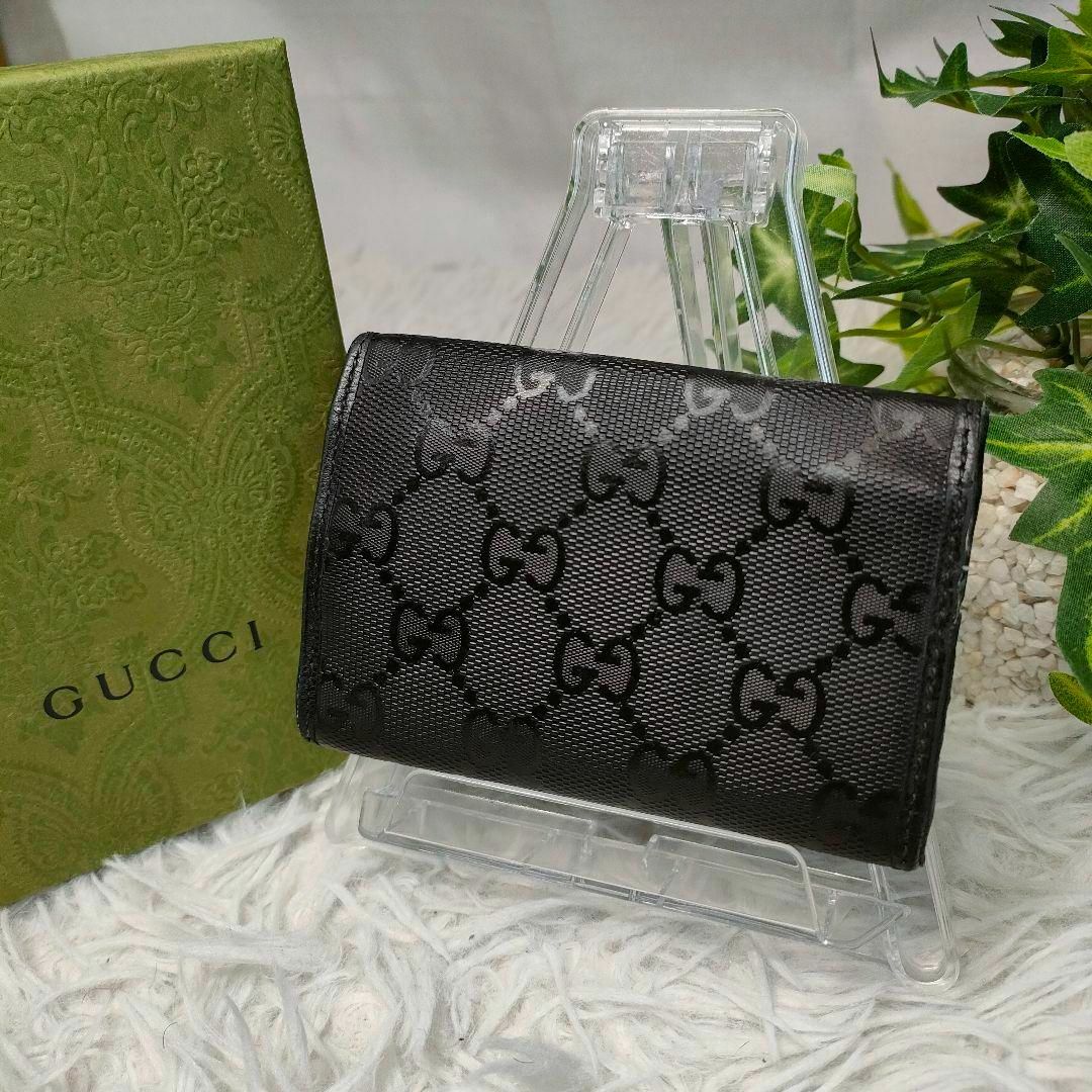 Gucci(グッチ)のグッチ キーケース インプリメ インターロッキング GG 黒 GUCCI 6連鍵 メンズのファッション小物(キーケース)の商品写真