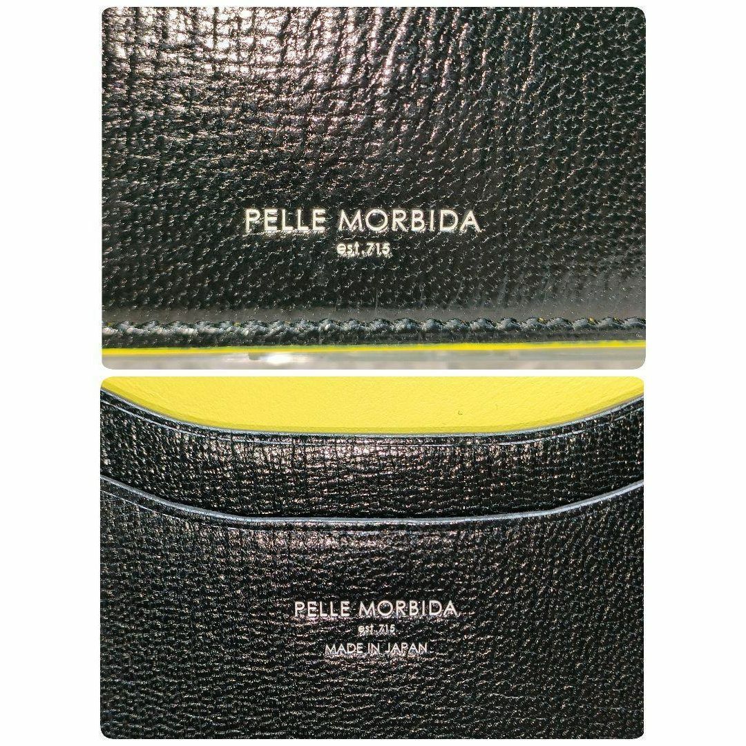 PELLE MORBIDA(ペッレ モルビダ)のペッレモルビダ カードケース ブラック PELLE MORBIDA 名刺入れ 黒 メンズのファッション小物(名刺入れ/定期入れ)の商品写真