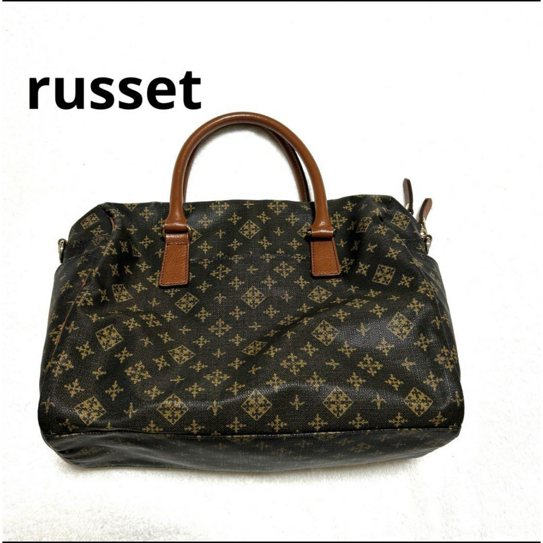 Russet(ラシット)のrusset ハンドバッグ　モノグラム レディースのバッグ(ハンドバッグ)の商品写真