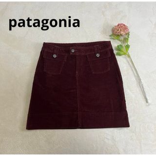 パタゴニア(patagonia)の【patagonia】　パタゴニア　膝丈スカート　XSサイズ　2サイズ(ひざ丈スカート)