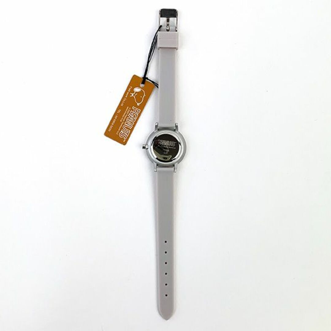 SNOOPY(スヌーピー)のスヌーピー ラインアートラバーウォッチ PEANUTS 腕時計 グレー インテリア/住まい/日用品のインテリア小物(置時計)の商品写真