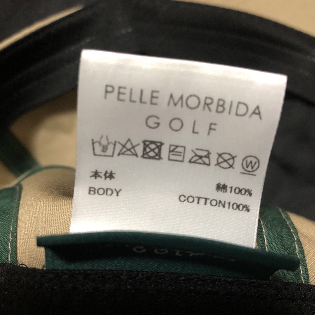 PELLE MORBIDA(ペッレ モルビダ)のPELLE MORBIDA GOLF CAP 日本製 スポーツ/アウトドアのゴルフ(ウエア)の商品写真