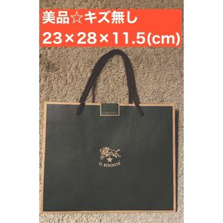 IL BISONTE - 美品　イルビゾンテ　ILBISONTE 袋　紙袋　ショップ袋　ショッパ　カーキ