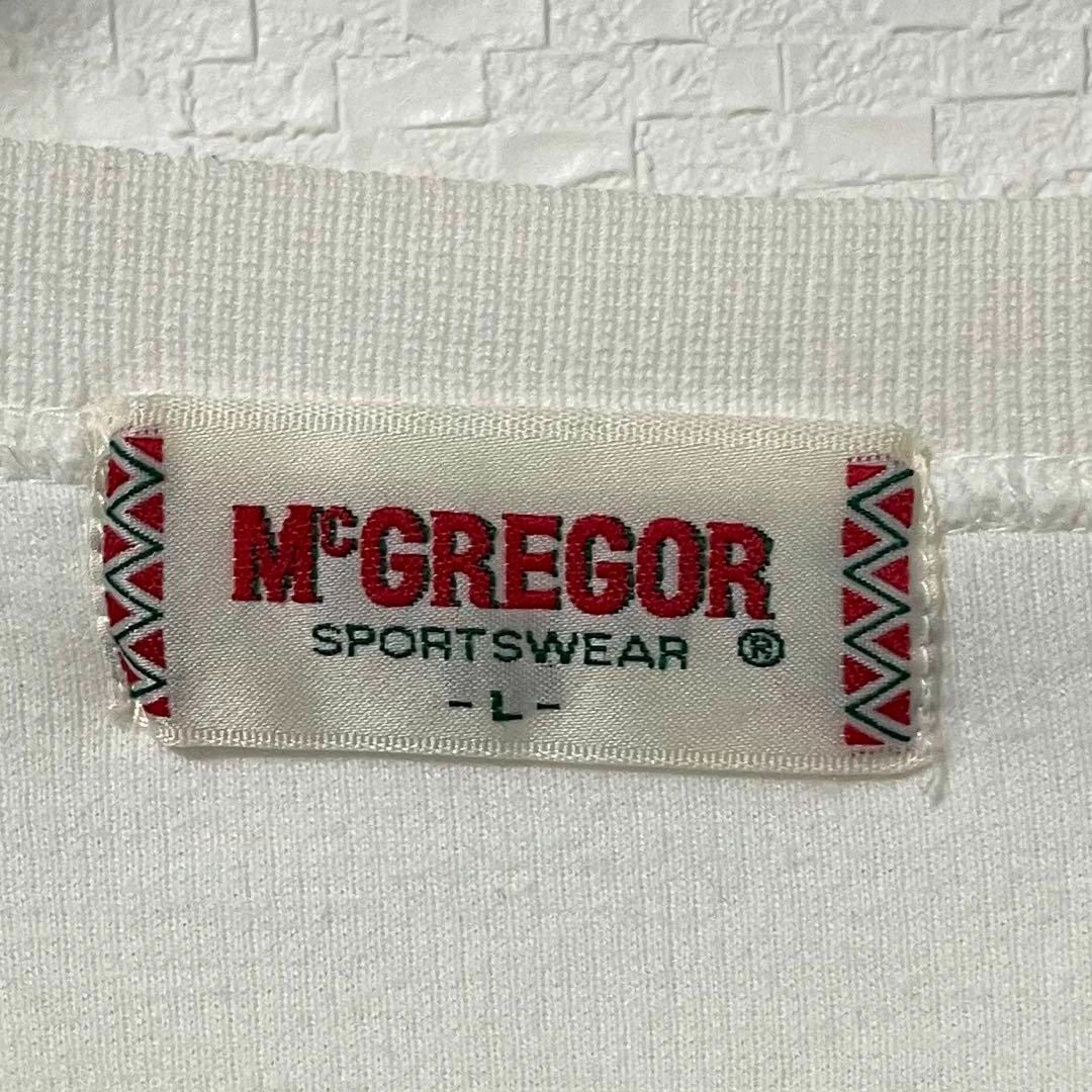 McGREGOR(マックレガー)の90's マックレガー/McGREGOR スウェット 白 カラフル刺繍 メンズのトップス(スウェット)の商品写真