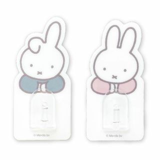 ミッフィー(miffy)の ミッフィー miffy シートフックセット （おともだち） 壁掛け 収納 お片付け(日用品/生活雑貨)