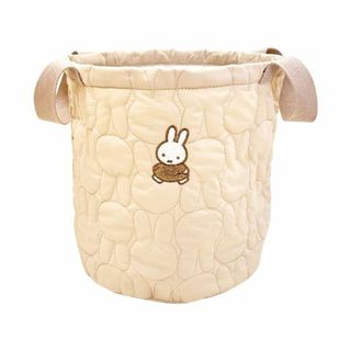 ミッフィー(miffy)のミッフィー miffy キルティングストレージ ベージュ 収納ケース インテリア(インテリア雑貨)