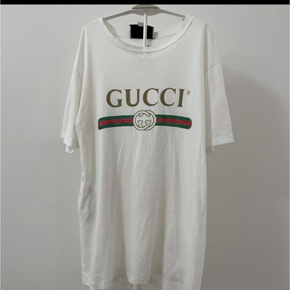 グッチ(Gucci)のGUCCI Tシャツ　白ティ　ロゴティー(Tシャツ(半袖/袖なし))
