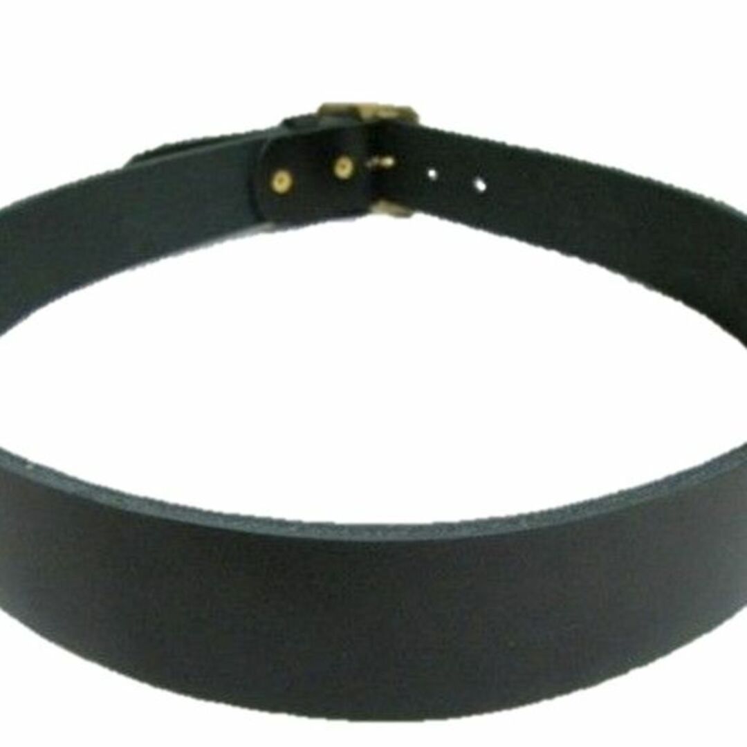 真鍮製バックル　栃木レザーエンドオンリースタッズベルト　黒（クリスタルスポッツ） メンズのファッション小物(ベルト)の商品写真