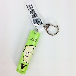 サンエックス(サンエックス)のすみっコぐらし ねこ イニシャルキーホルダー V グッズ  (MCOR)(MCD)(PWD)(キーホルダー)