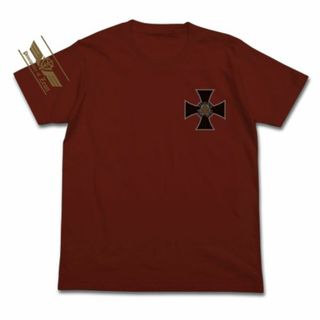 ガンダムコレクション(Gundam Collection（BANDAI）)の機動戦士ガンダム ジオン勲功十字章 Tシャツ M ボルドー 服 半袖 アパレル サマー インテリア(Tシャツ(半袖/袖なし))