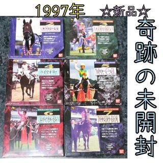 バンダイ(BANDAI)の★希少★　バンダイ　サラブレッドカードスペシャル　トレカ　馬　競馬　日本製　6点(その他)