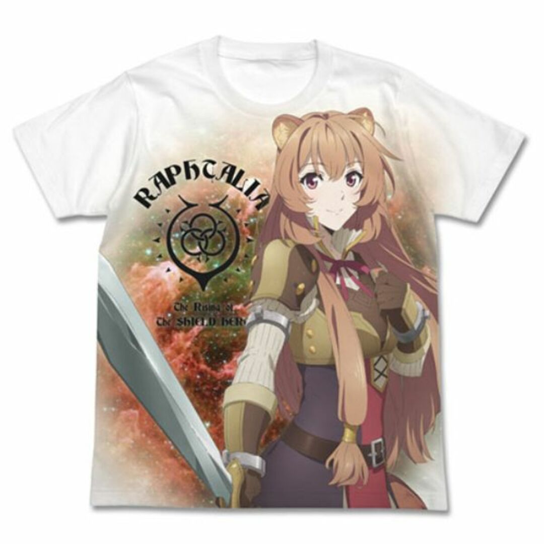 盾の勇者の成り上がり ラフタリア フルグラフィックTシャツ Tシャツ ホワイト XLサイズ レディースのトップス(Tシャツ(半袖/袖なし))の商品写真