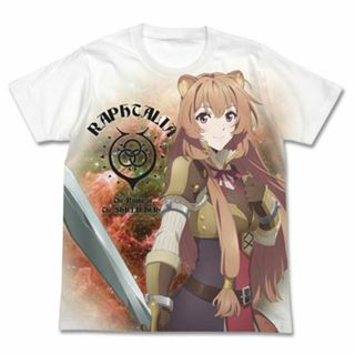 盾の勇者の成り上がり ラフタリア フルグラフィックTシャツ Tシャツ ホワイト XLサイズ(Tシャツ(半袖/袖なし))