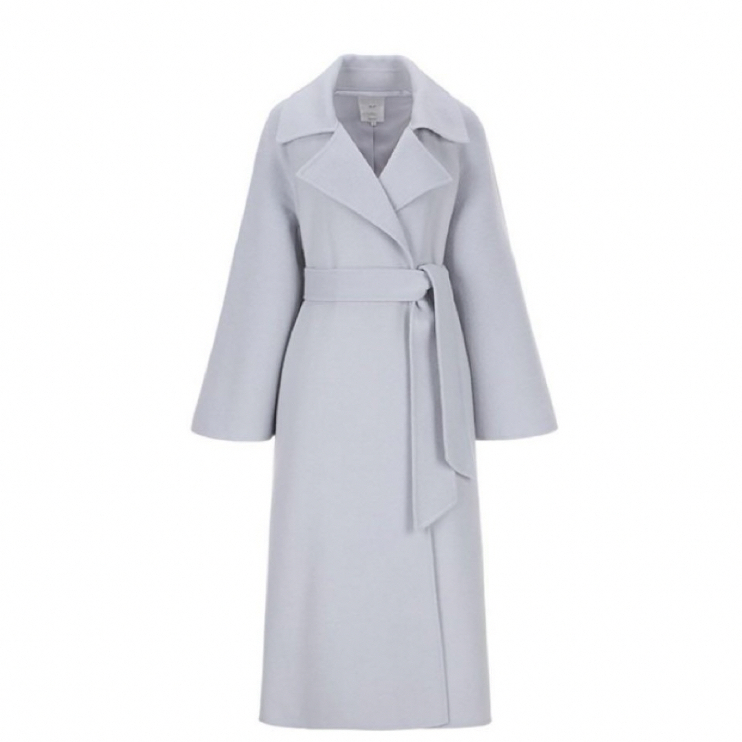 SNIDEL(スナイデル)のgrace u Serena Handmade Coat Light Blue レディースのジャケット/アウター(ロングコート)の商品写真