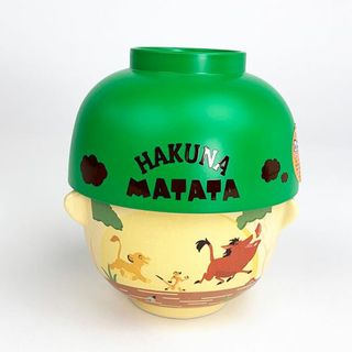 ディズニー(Disney)のディズニー ライオンキング 汁椀茶碗セット ミニ ハクナマタタ お茶碗 お椀 食器 ベビー グッズ(食器)