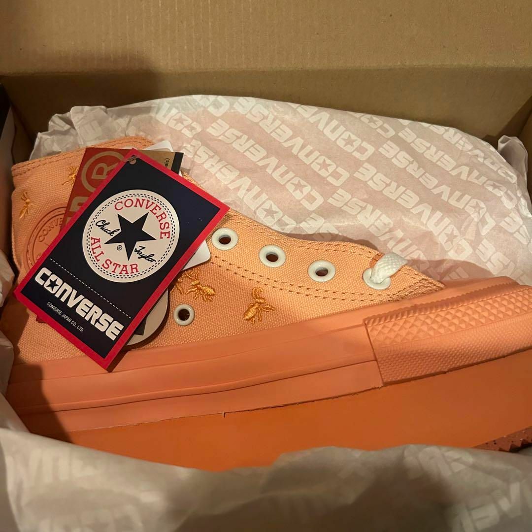 CONVERSE(コンバース)のコンバース オールスター 22.5 CONVERSE ALLSTAR 厚底 赤 レディースの靴/シューズ(スニーカー)の商品写真