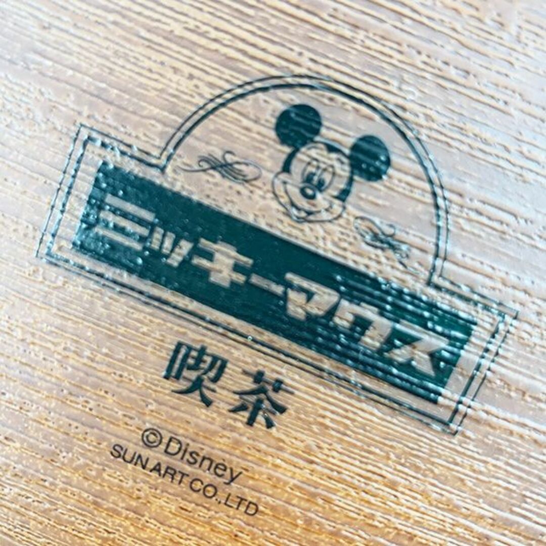 Disney(ディズニー)のディズニー 木目長角トレー ミッキーマウス喫茶 ミッキー お盆 ブラウン 日本製 インテリア/住まい/日用品のキッチン/食器(その他)の商品写真