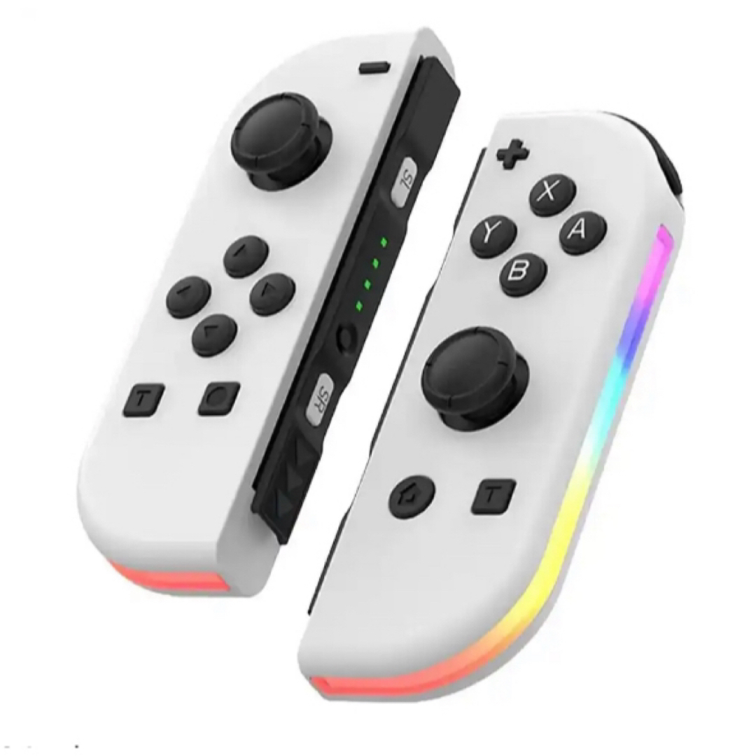 Nintendo Switch Joy-Con ジョイコン ホワイト エンタメ/ホビーのゲームソフト/ゲーム機本体(家庭用ゲーム機本体)の商品写真