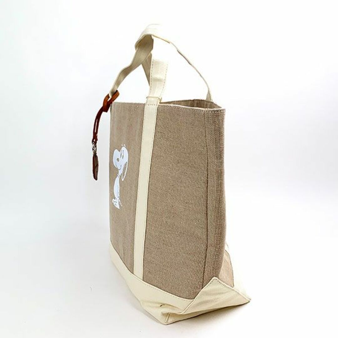 SNOOPY(スヌーピー)のスヌーピー PEANUTS JUTE GROCERYBAG バッグ トート 大容量 レディースのファッション小物(その他)の商品写真