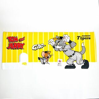阪神タイガース×トムとジェリー フェイスタオル(34×85cm) 野球応援グッズ(タオルケット)