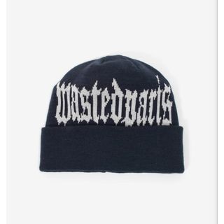 Supreme - 0 完売品 Supreme Vertical Logo Beanie 黒 青の通販 by