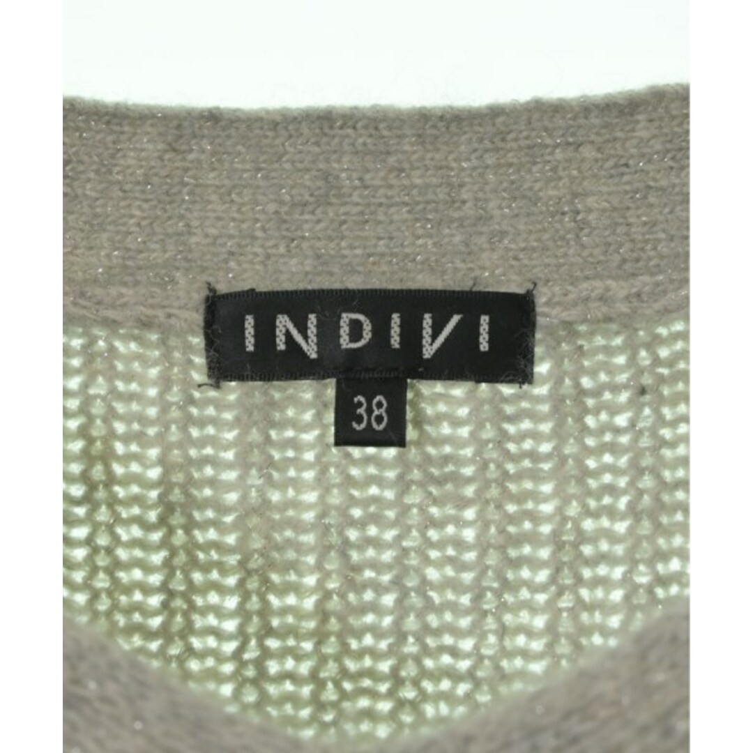 INDIVI(インディヴィ)のINDIVI インディヴィ ニット・セーター 38(M位) グレー 【古着】【中古】 レディースのトップス(ニット/セーター)の商品写真