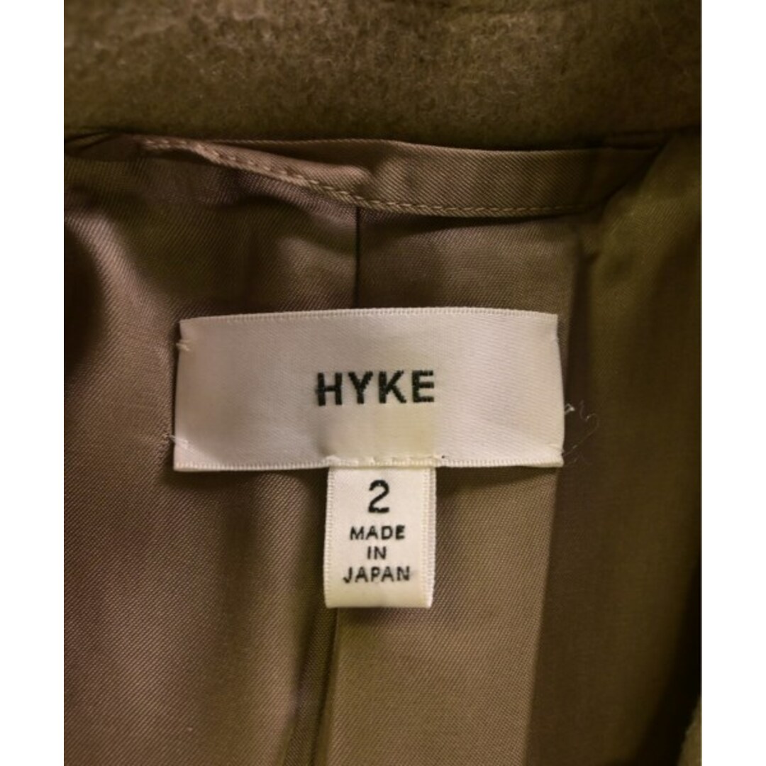 HYKE(ハイク)のHYKE ハイク ピーコート 1(S位) ベージュ 【古着】【中古】 レディースのジャケット/アウター(ピーコート)の商品写真