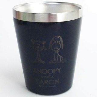 スヌーピー(SNOOPY)のピーナッツ スヌーピー ステンレスタンブラー ファーロン＆スヌーピー ブラック グッズ  (MCOR)(MCD)(タンブラー)