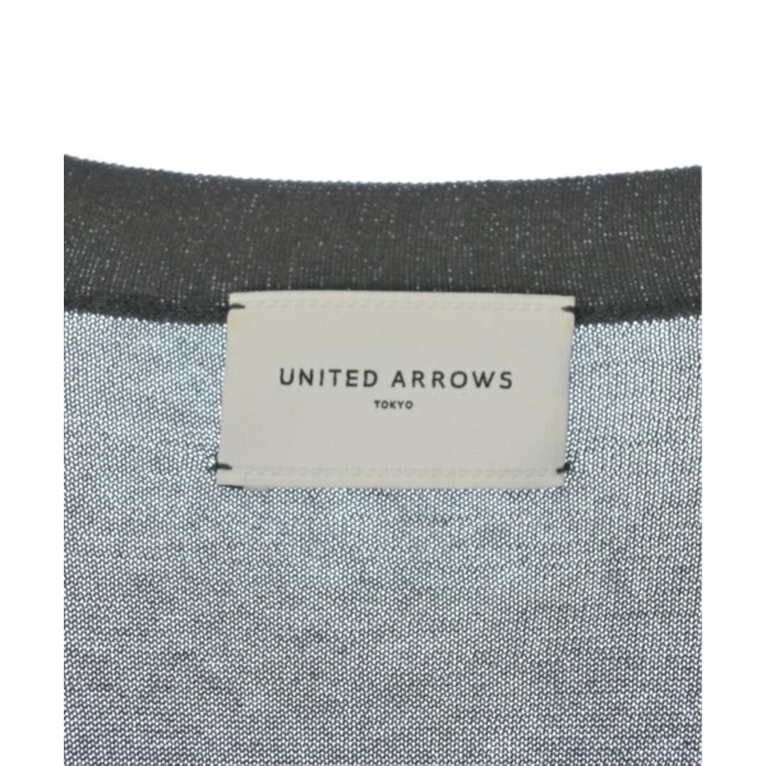 UNITED ARROWS(ユナイテッドアローズ)のUNITED ARROWS ユナイテッドアローズ カーディガン F グレー 【古着】【中古】 レディースのトップス(カーディガン)の商品写真