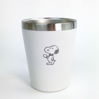 スヌーピー(SNOOPY)のスヌーピー　ステンレスタンブラー　ホワイト　スヌーピー　ステンレスマグ　マグ　カップスヌーピー　白　グッズ(タンブラー)