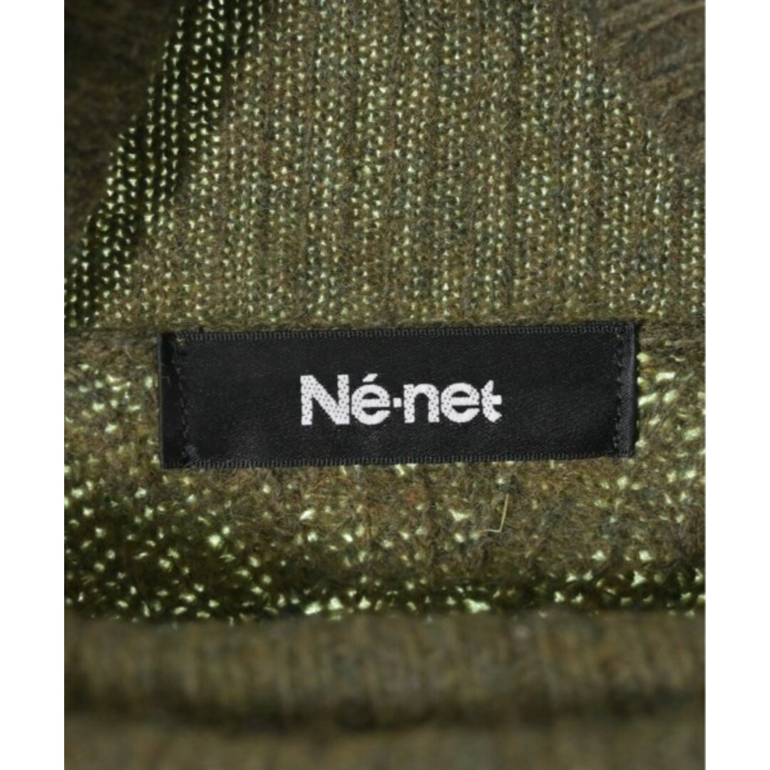 Ne-net(ネネット)のNe-net ネネット ニット・セーター 2(M位) カーキ 【古着】【中古】 レディースのトップス(ニット/セーター)の商品写真