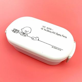 スヌーピー(SNOOPY)のSNOOPY スヌーピー レクタングルランチ STUDY スヌーピー お弁当箱 弁当箱 ランチボックス ランチ用品 ランチグッズ ランチ 白 グッズ(弁当用品)