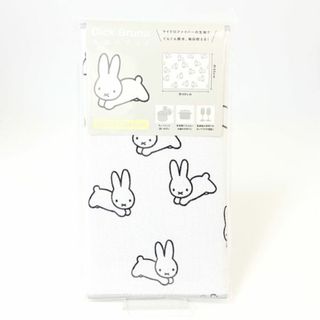 ミッフィー(miffy)のミッフィー miffy 吸水水切りマット うさぎがいっぱい 30×40cm キッチン タオル マット ホワイト グッズ(キッチンマット)