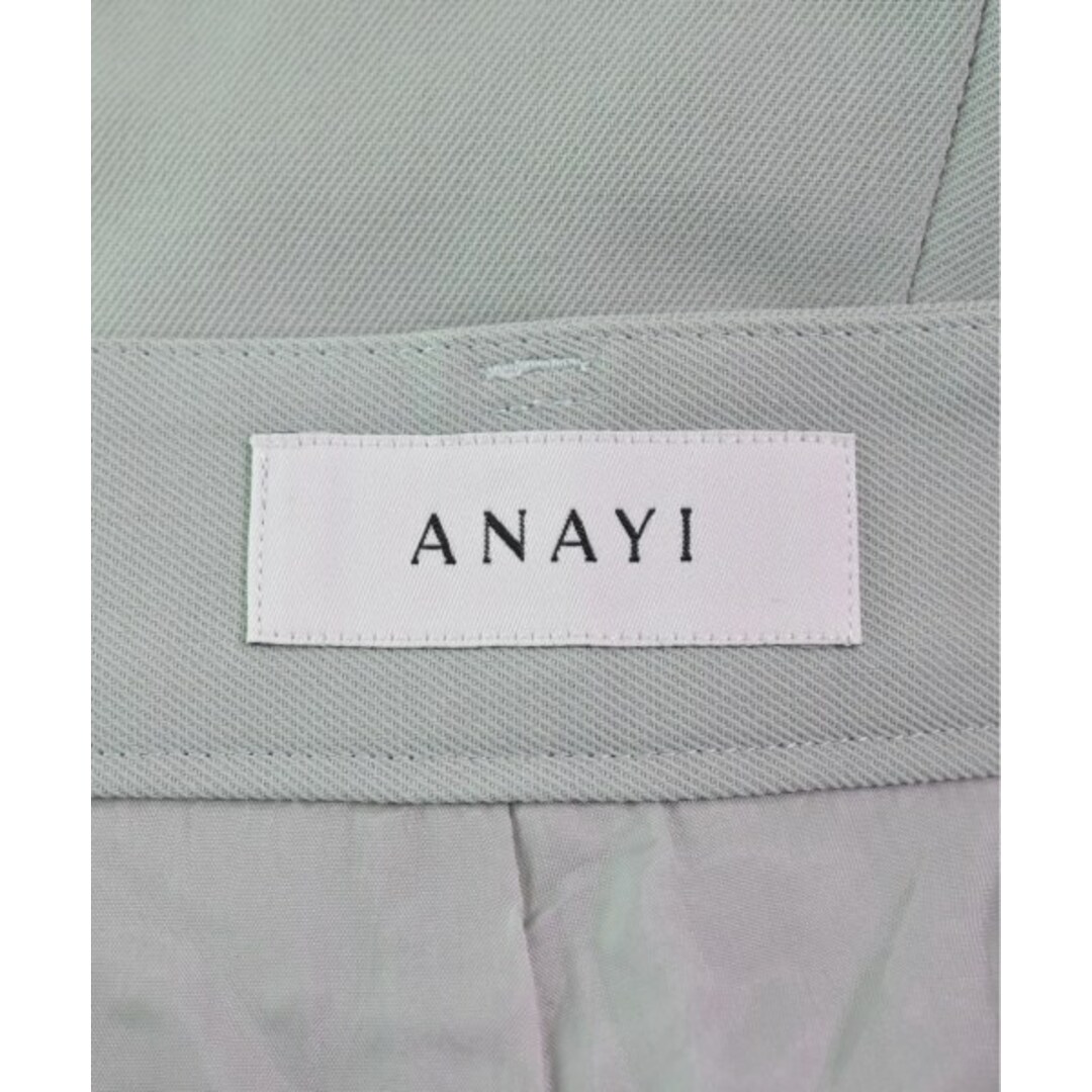 ANAYI(アナイ)のANAYI アナイ クロップドパンツ 36(S位) 緑 【古着】【中古】 レディースのパンツ(クロップドパンツ)の商品写真