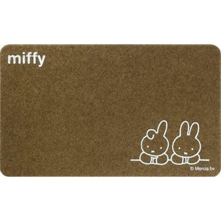 ミッフィー(miffy)のミッフィー miffy 屋内・屋外兼用玄関マット(ミッフィーとダーン) インテリア(フロアマット)