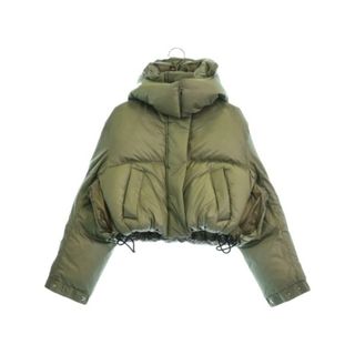 サカイ(sacai)のsacai サカイ ダウンジャケット/ダウンベスト 1(S位) カーキ 【古着】【中古】(ダウンジャケット)