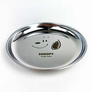 スヌーピー(SNOOPY)のステンレスプレート　フェイス　スヌーピー(食器)